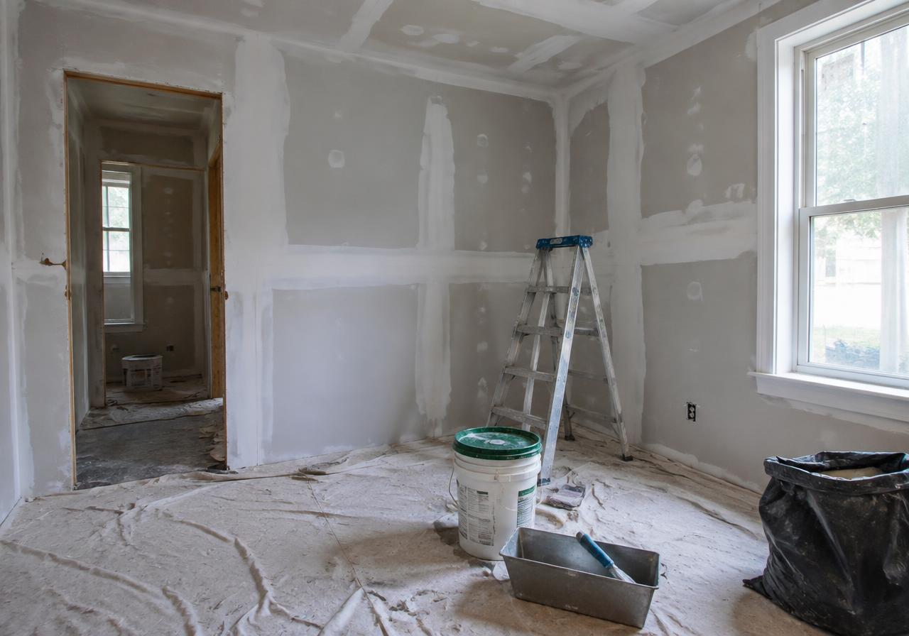 Drywall work in a Lake Havasu home